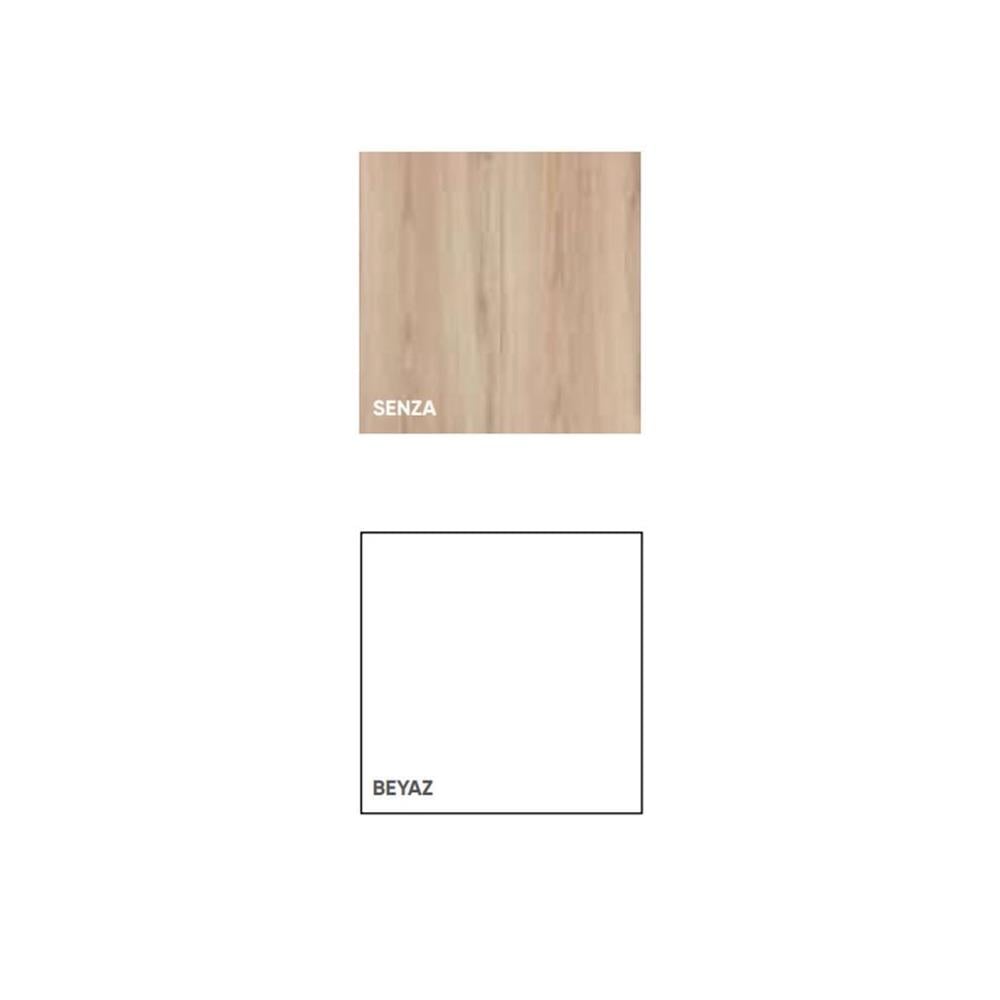 Orka Trio 100 cm Ayaklı Kapaklı Banyo Dolabı