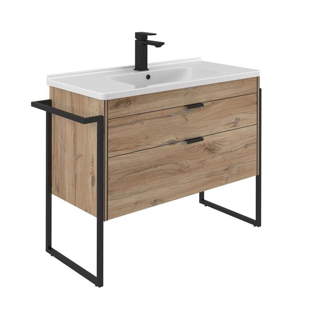 Orka Trio 65 cm Ayaklı Çekmeceli Banyo Dolabı Alt Modülü