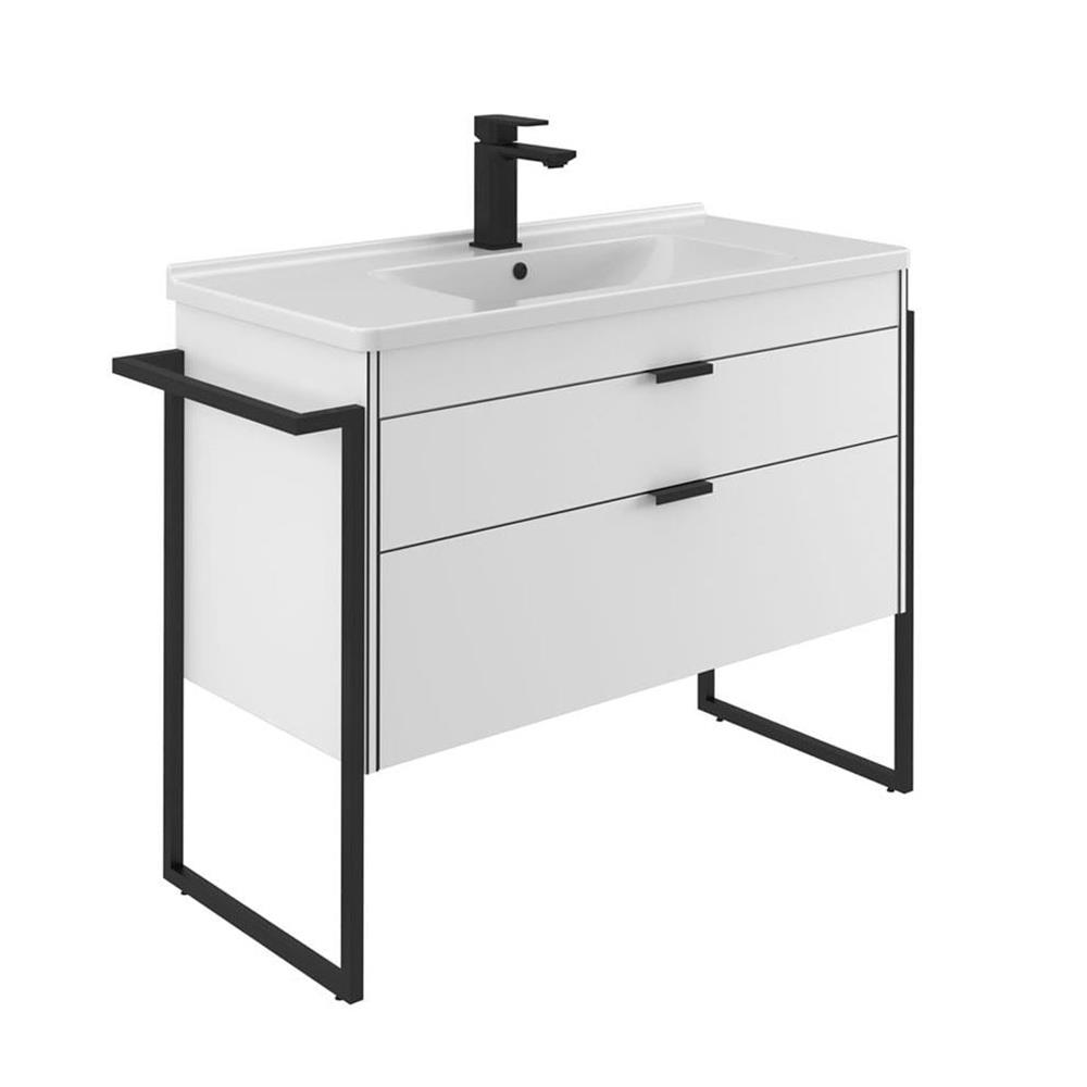Orka Trio 65 cm Ayaklı Çekmeceli Banyo Dolabı Alt Modülü