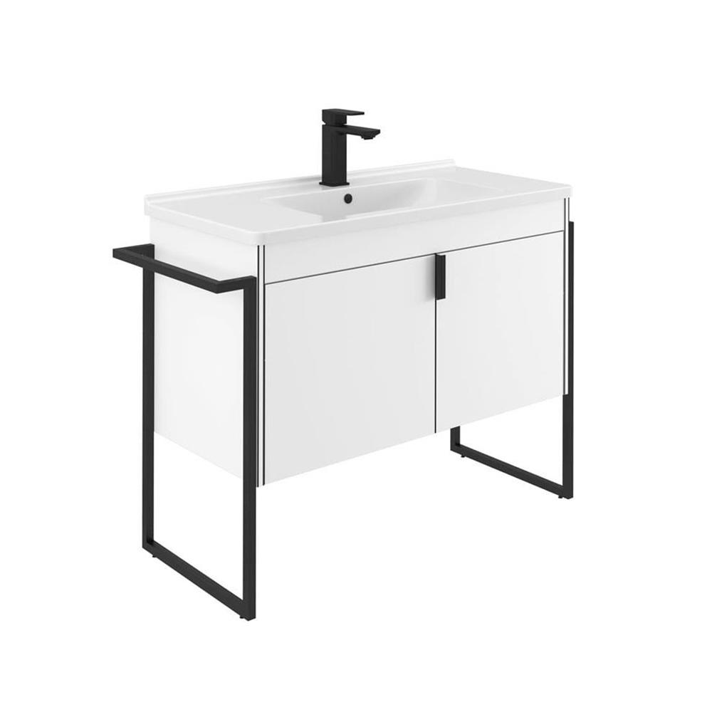 Orka Trio 65 cm Ayaklı Kapaklı Banyo Dolabı Alt Modülü