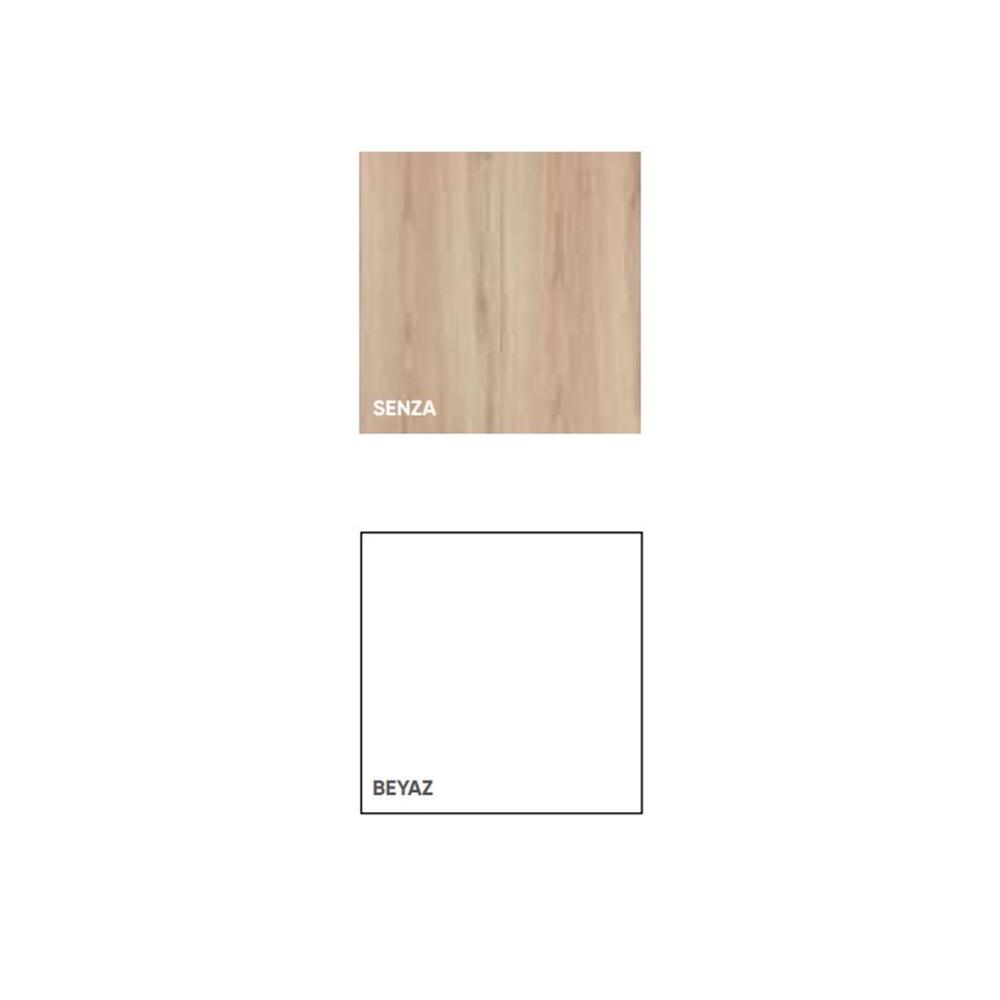 Orka Trio 80 cm Ayaklı Çekmeceli Banyo Dolabı Alt Modülü