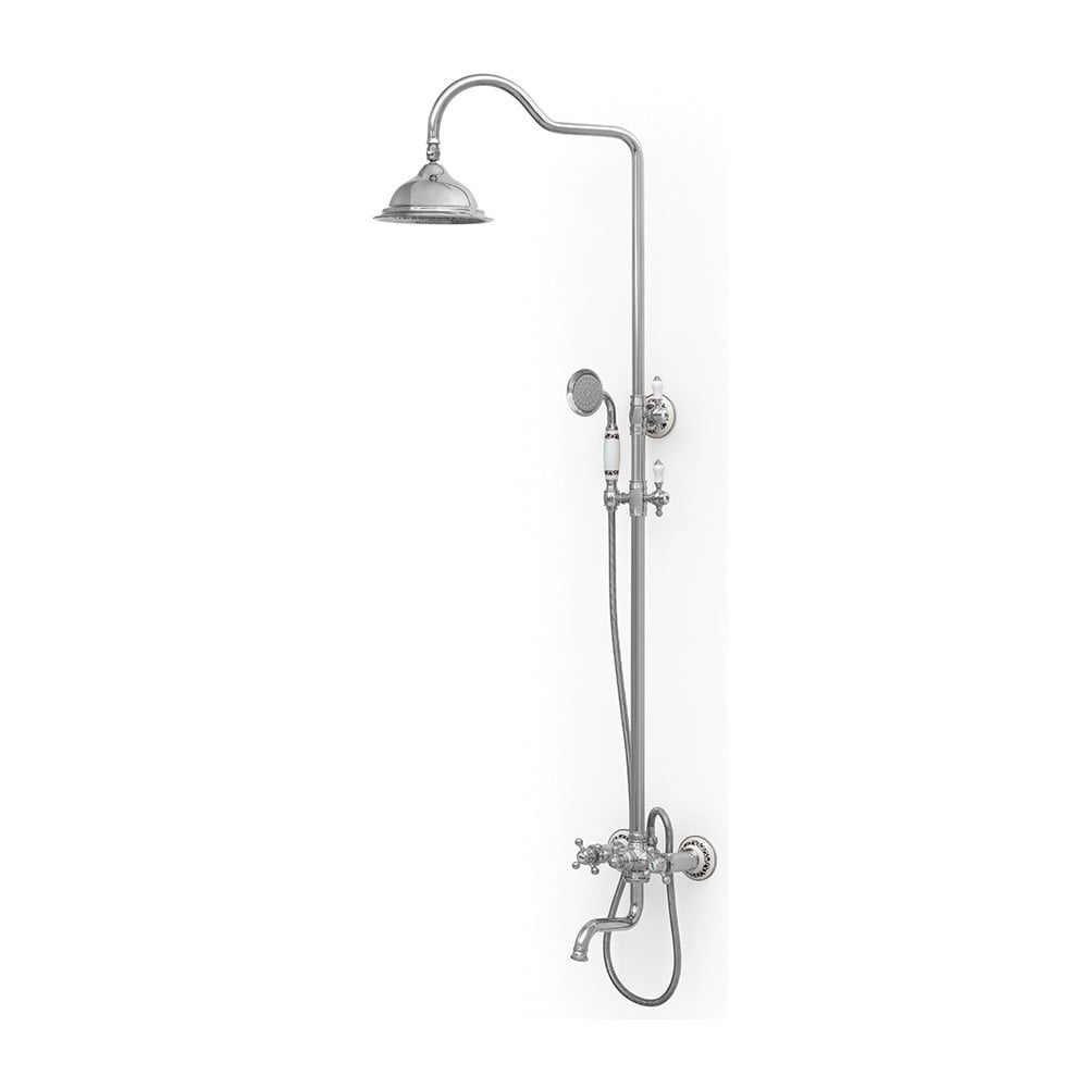 OrkaTruva Krom Duş Sistemi