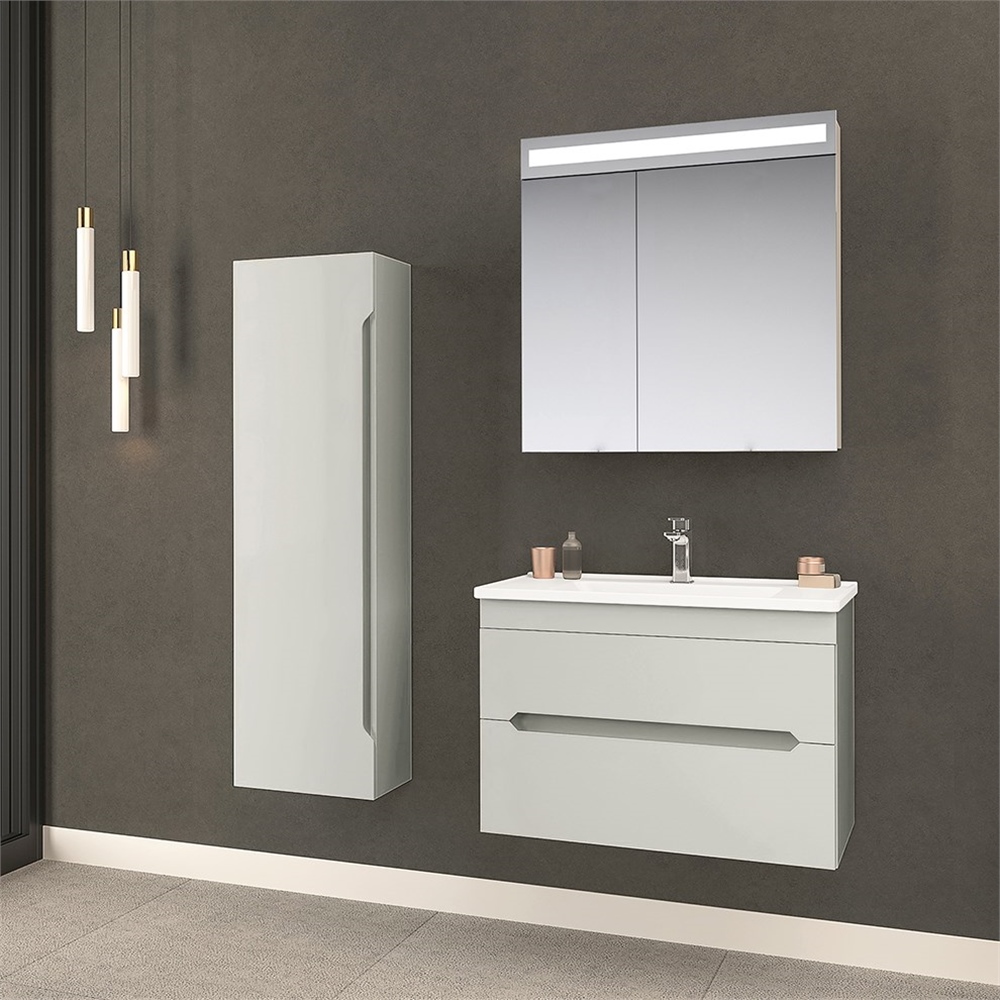 Orka Varna 80 Cm Banyo Dolabı