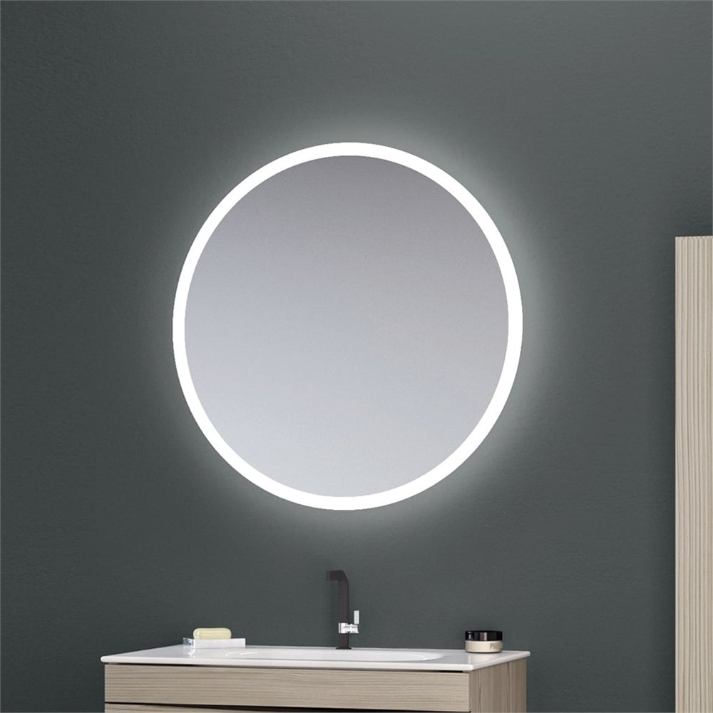Orka Vento 80 cm Ledli Oval Ayna