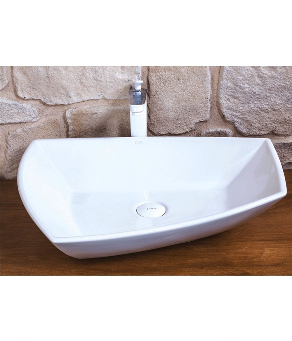 Pure | Beyaz Çanak Lavabo