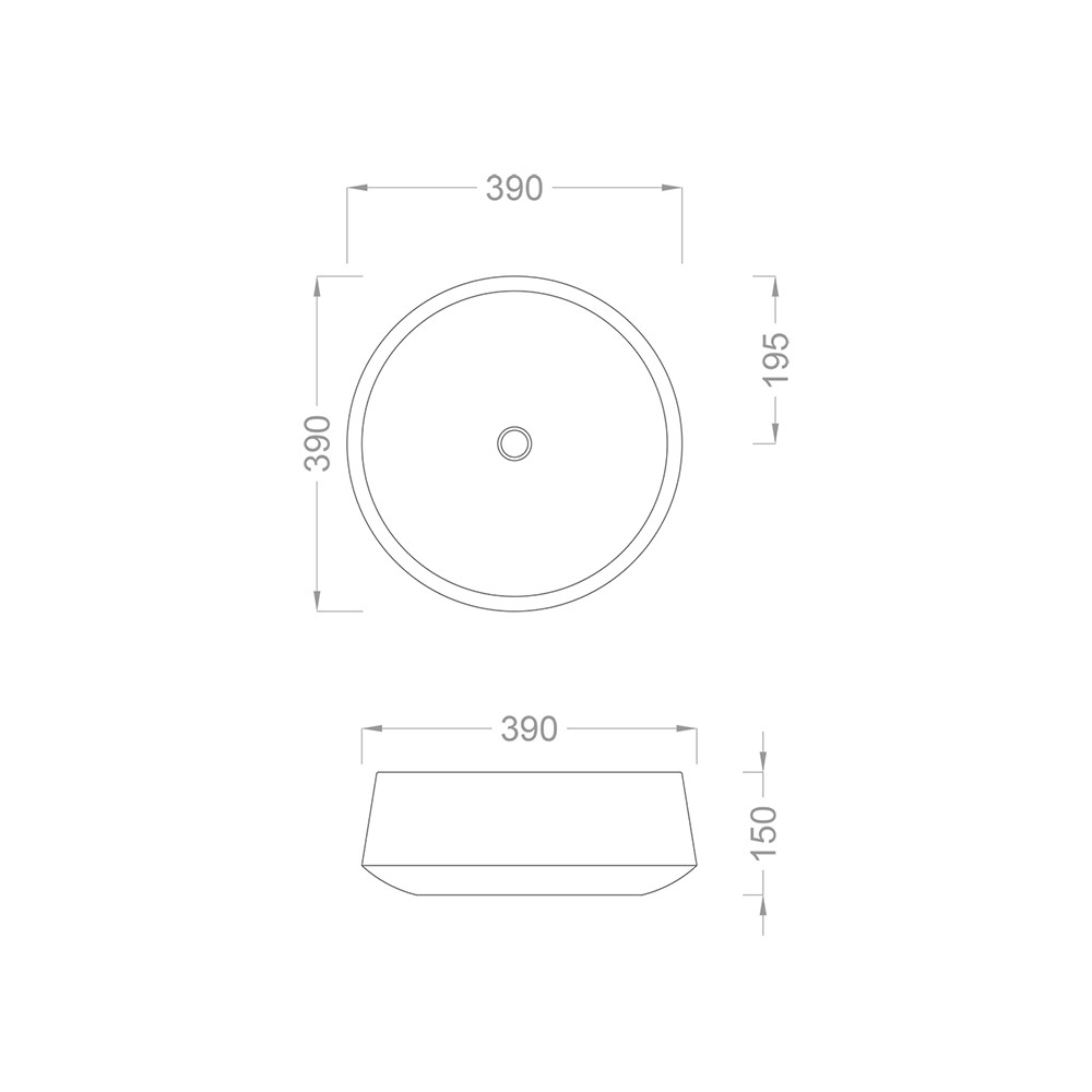 Pure Concept Mat Siyah Altın Çanak Lavabo