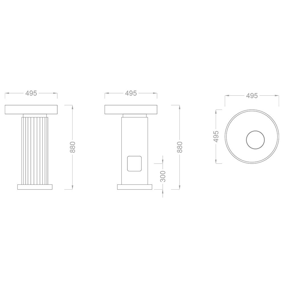 Pure Concept Antique Altın Monoblok Lavabo