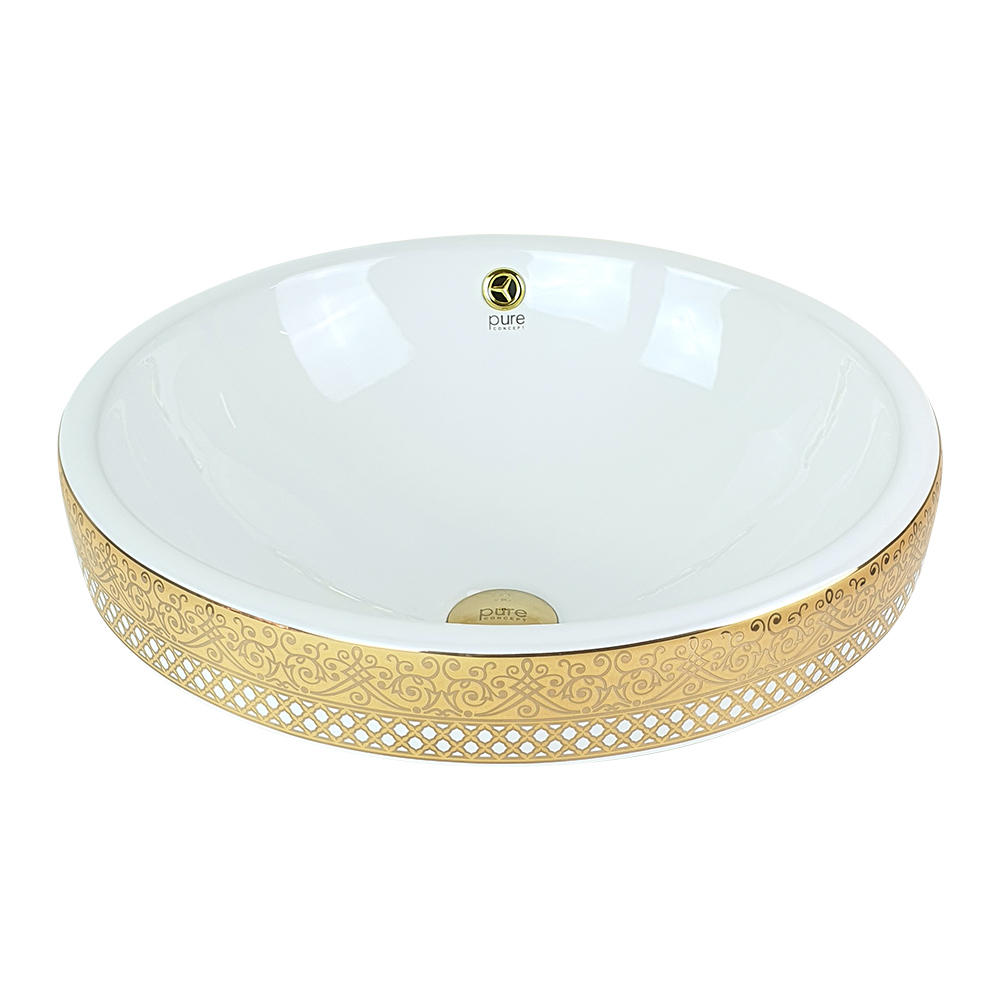 Pure ConceptBeyaz Gold Çanak Lavabo