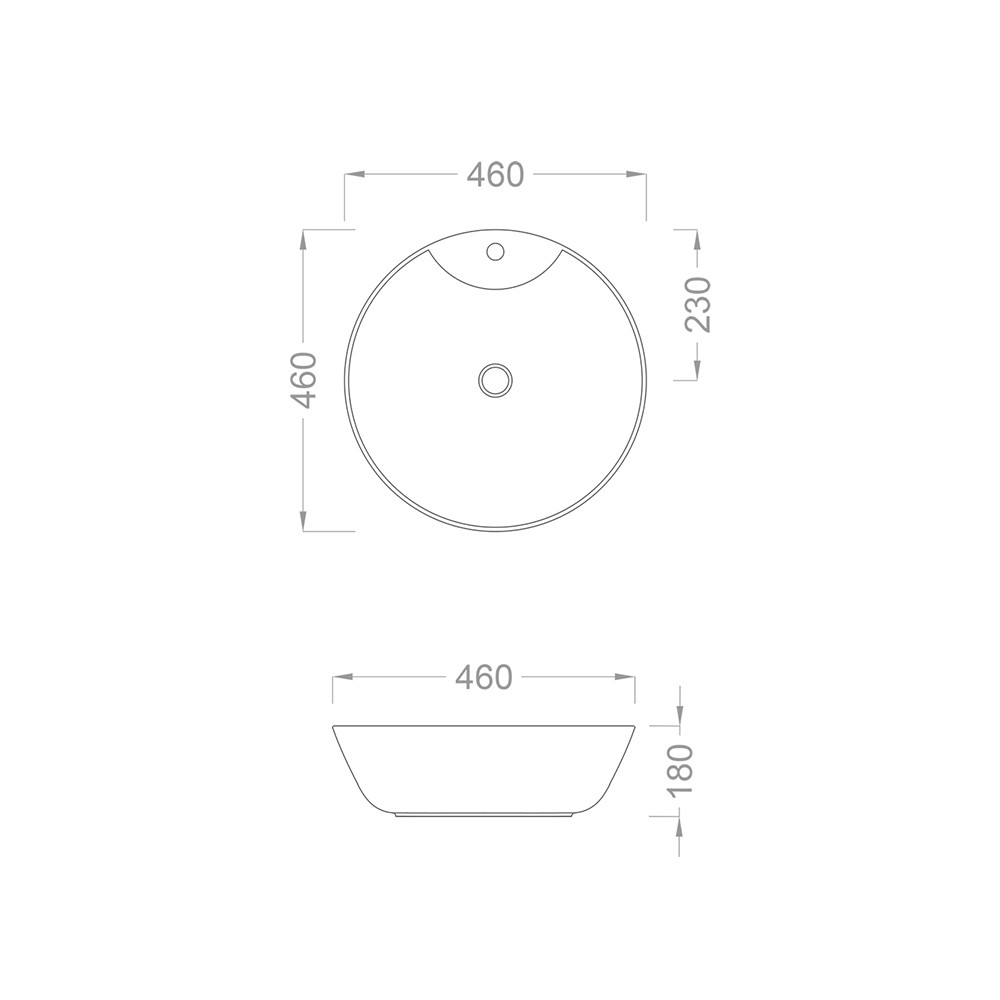 Pure Concept Bowl Rose Gold Çanak Lavabo