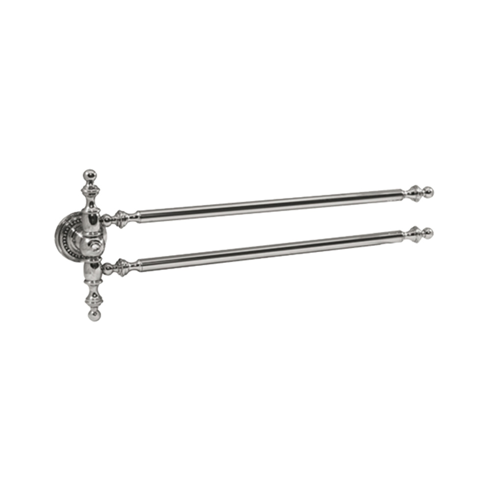 Pure ConceptCrystal / Krom İkili Havlu Bar 40cm