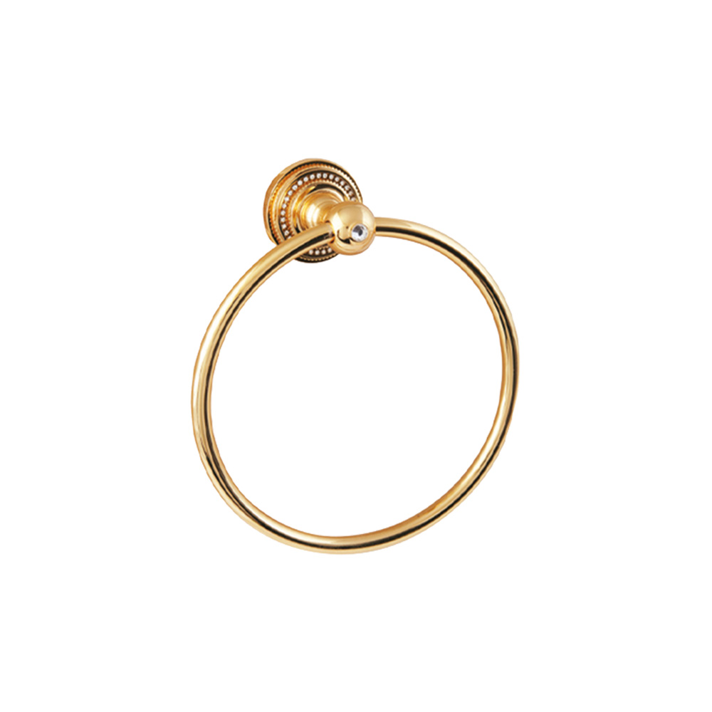 Pure ConceptCrystal / Pvd Gold Halka Havluluk