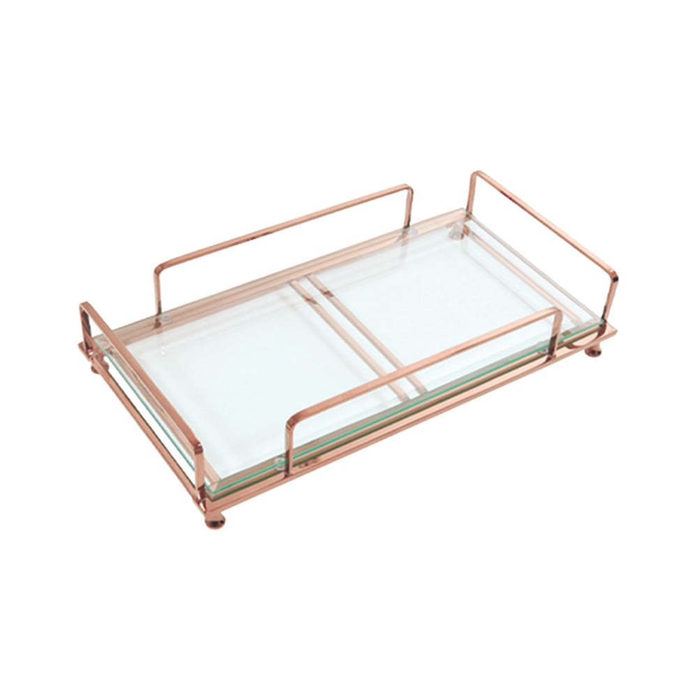 Pure ConceptCrystal / Pvd Rose Gold Setüstü Aksesuar Tepsisi