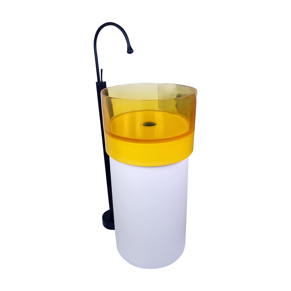 Pure ConceptCrystal Şeffaf Cam Monoblok Lavabo