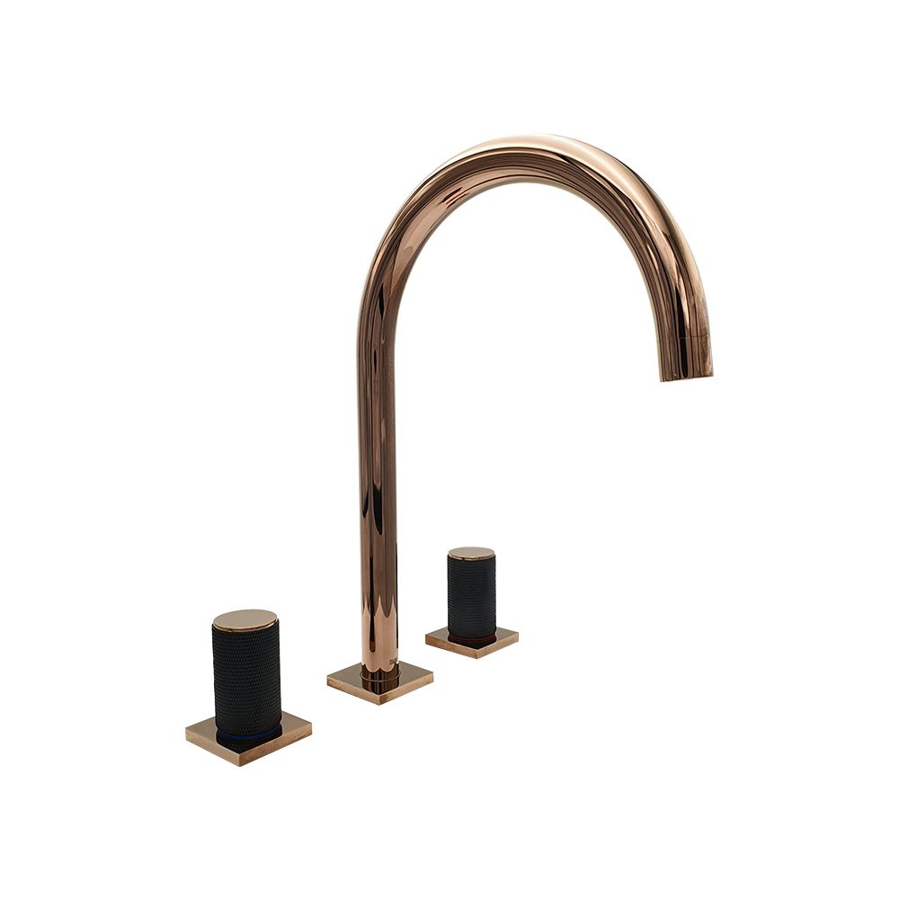 Pure ConceptElegate Bronz Üç Delikli Lavabo Bataryası
