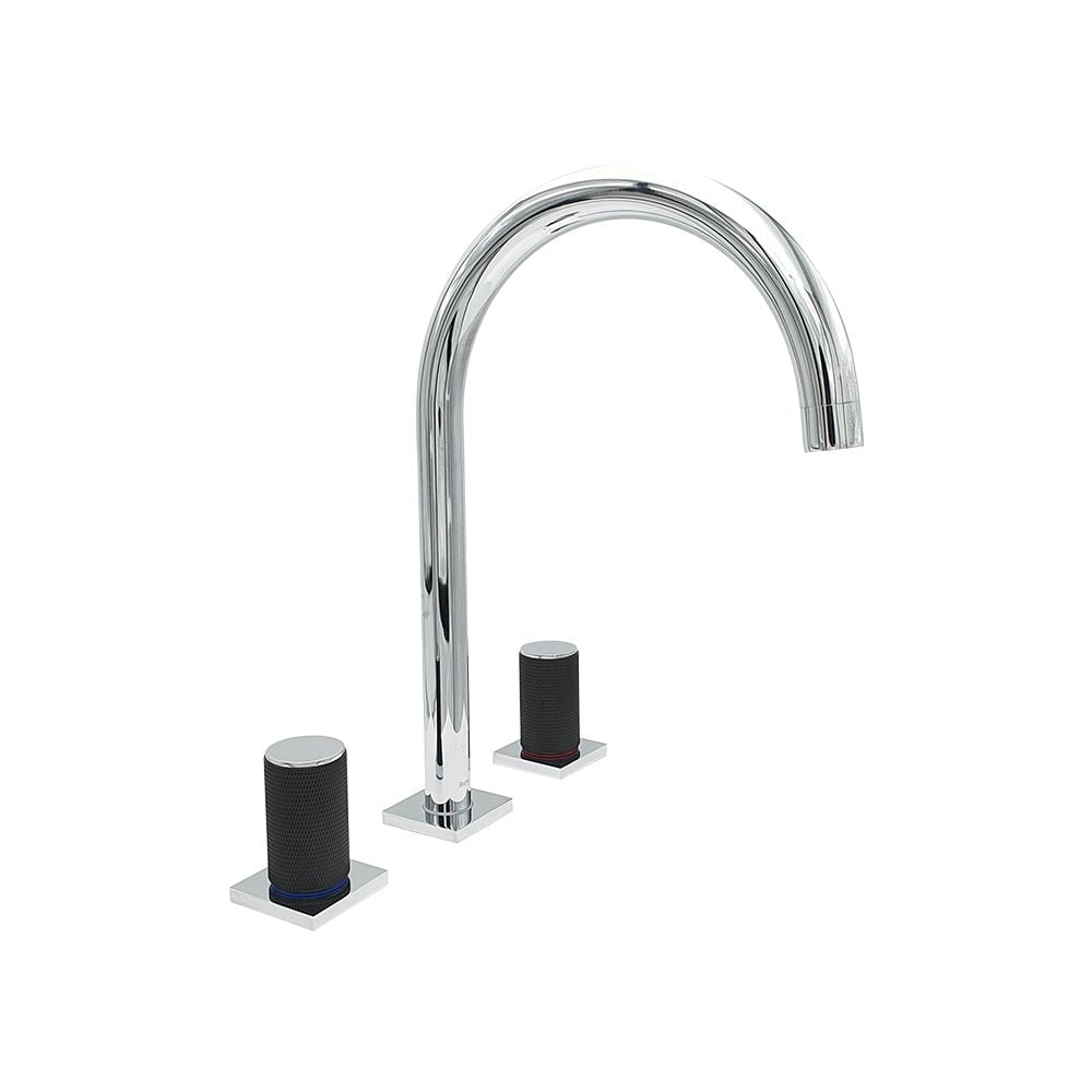 Pure ConceptElegate Krom Üç Delikli Lavabo Bataryası
