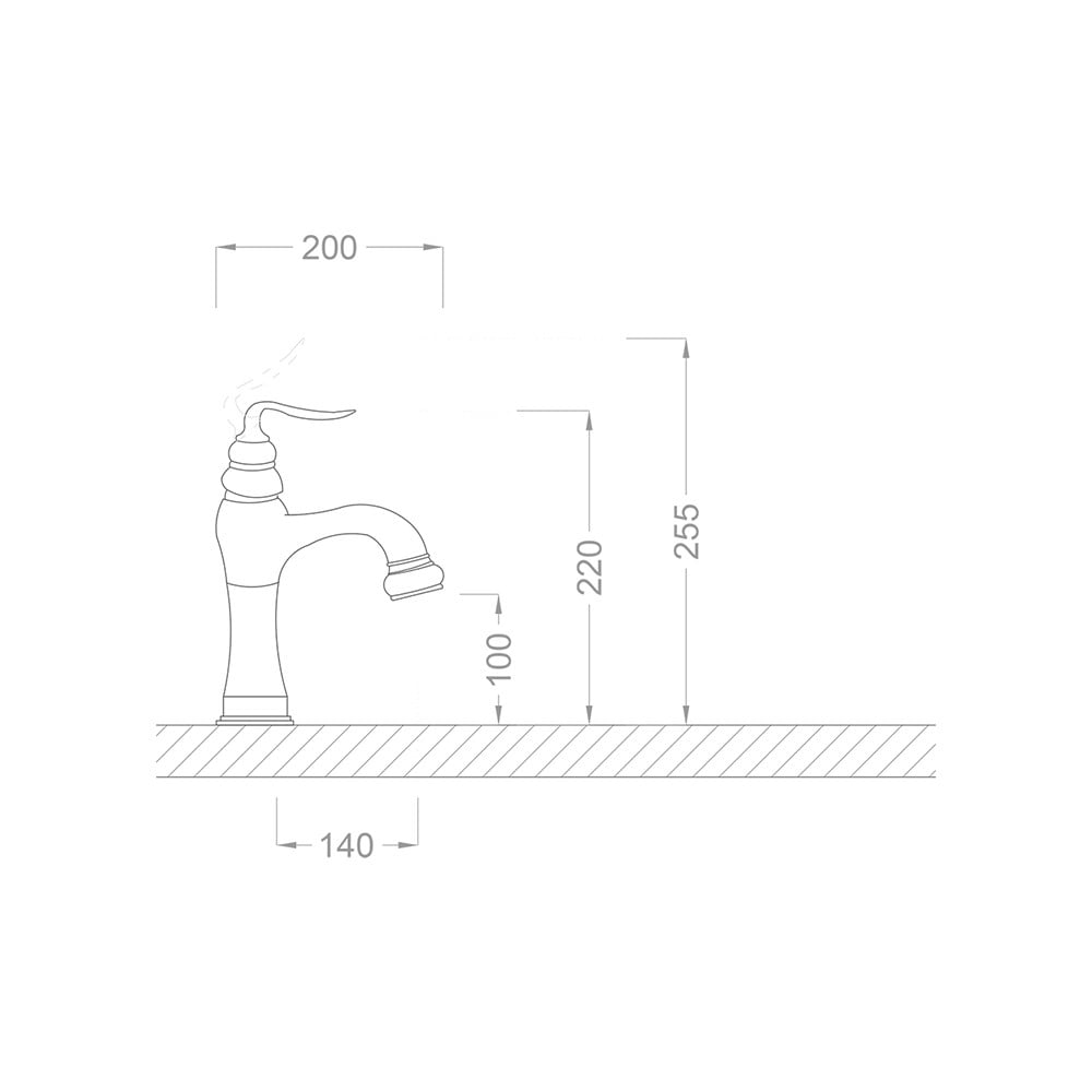 Pure Concept Flamingo Krom Lavabo Bataryası