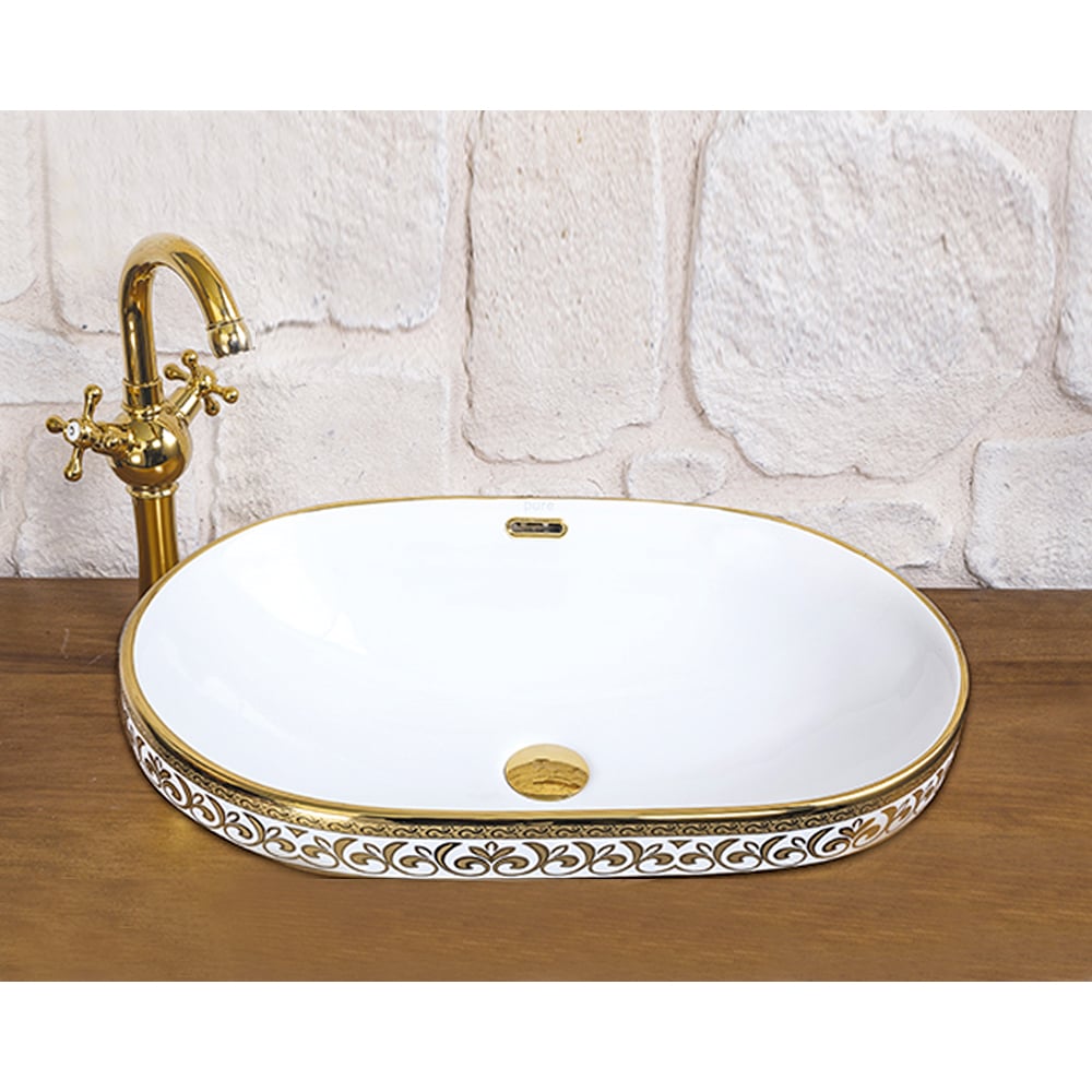 Pure ConceptLeaf Gold Ankastre Lavabo