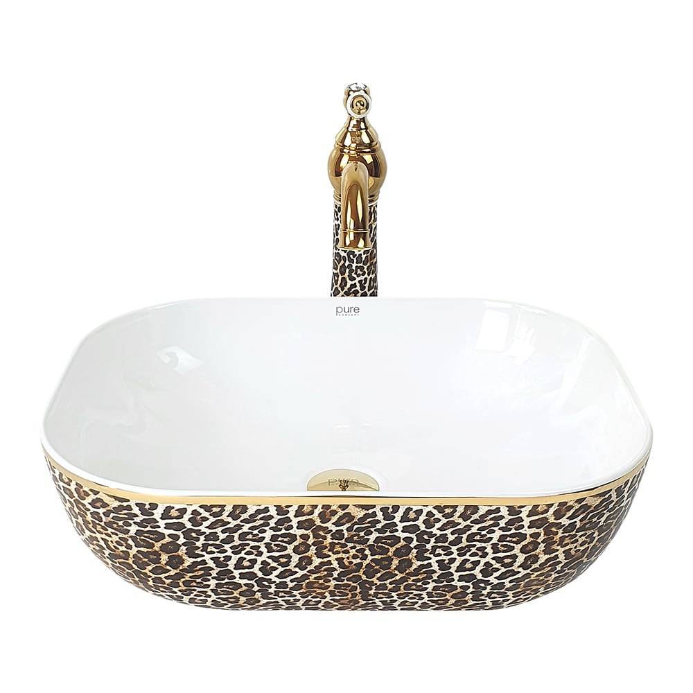 Pure ConceptLeopar Tezgah Üstü Çanak Lavabo