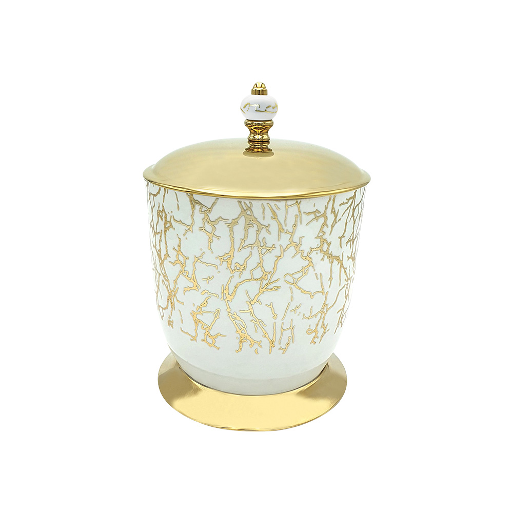 Pure ConceptMarble Gold Çöp Kovası