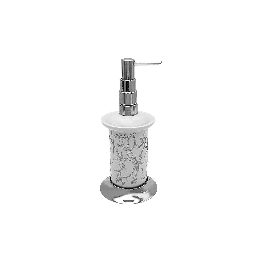 Pure ConceptMarble Krom Set Üstü Sıvı Sabunluk