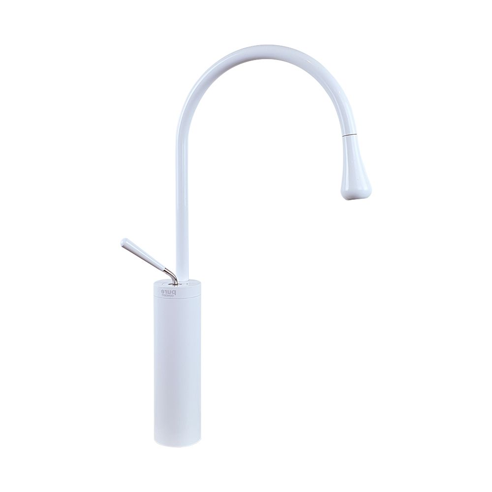 Pure ConceptMinimal Beyaz Çanak Lavabo Bataryası