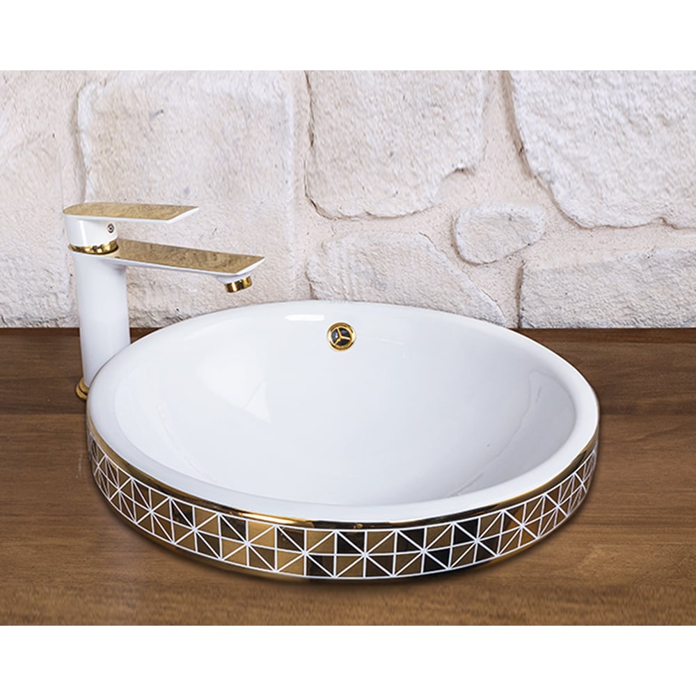 Pure ConceptMix Blow Gold Ankastre Lavabo