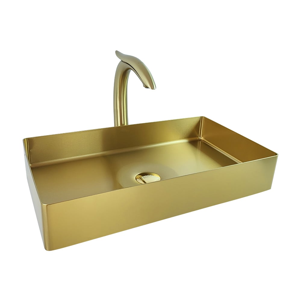 Pure ConceptPaslanmaz Çelik Gold Çanak Lavabo  