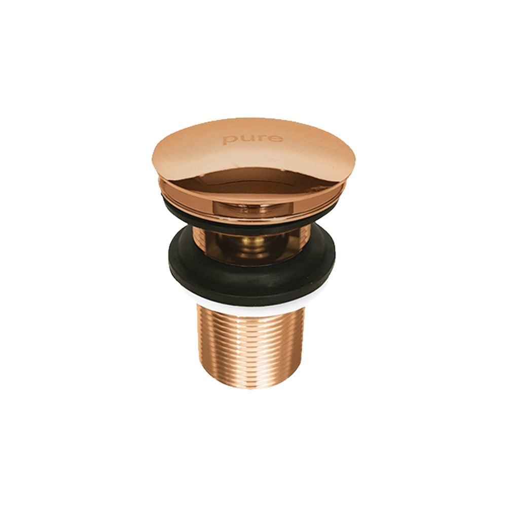 Pure ConceptPop-up Basmalı Sifon Üst Takım - Delikli / Rose Gold