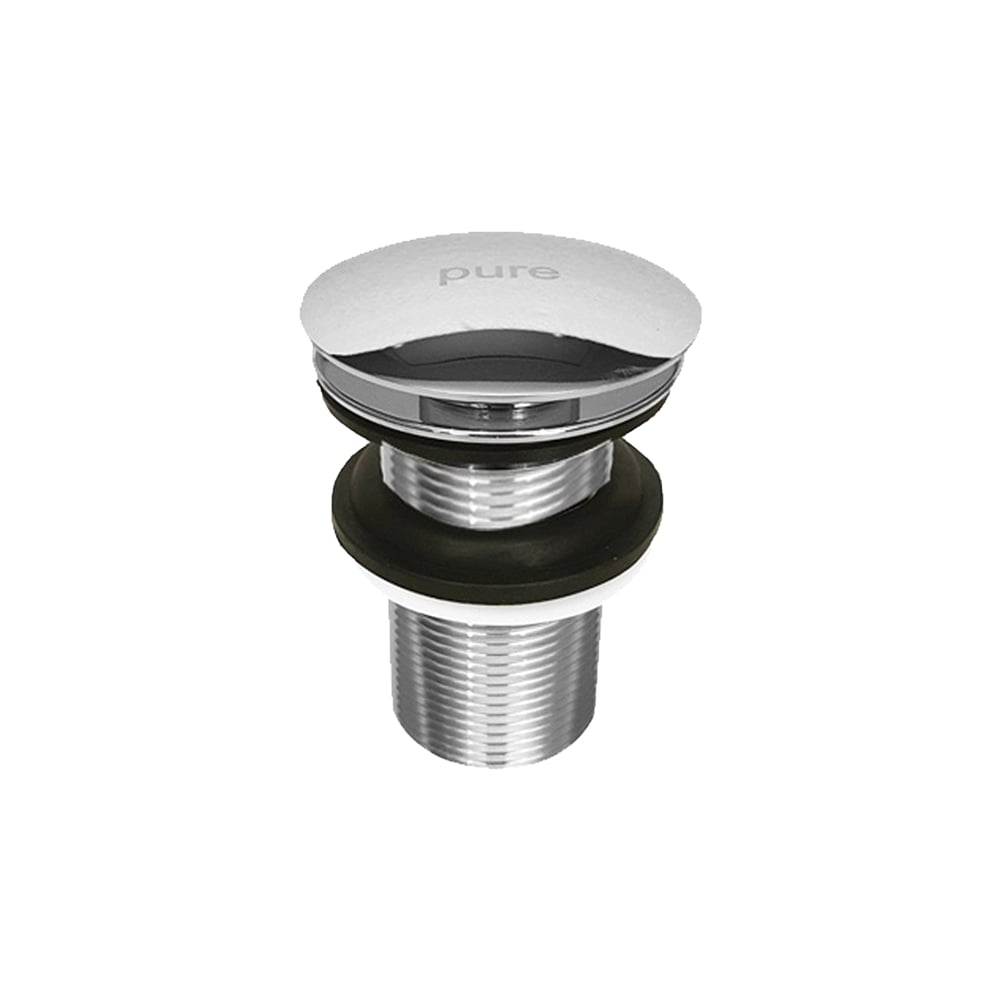 Pure ConceptPop-up Basmalı Sifon Üst Takım - Deliksiz / Krom