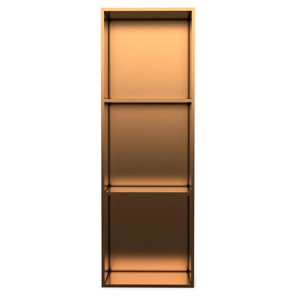 Pure ConceptPure Concept 30x90 cm Gömme Paslanmaz Çelik Niş Ledli Rose Gold