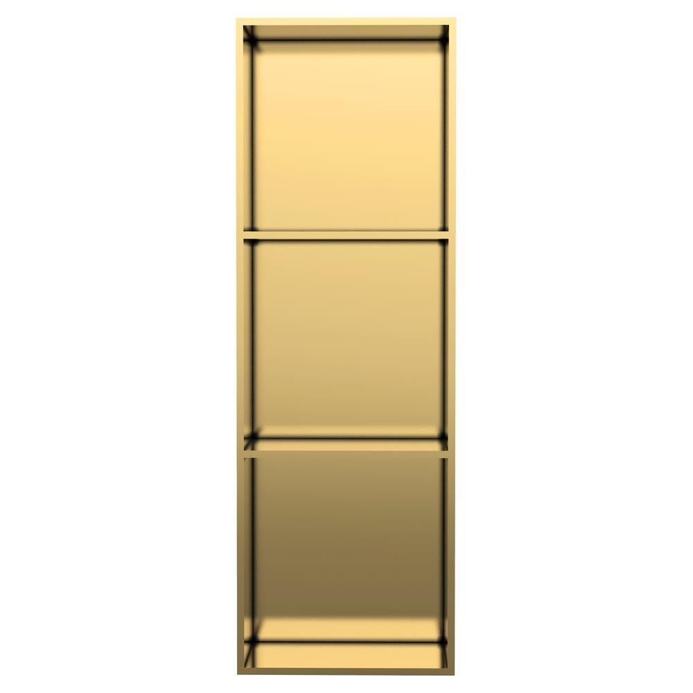 Pure ConceptPure Concept 30x90 cm Gömme Paslanmaz Çelik Niş Ledli Altın