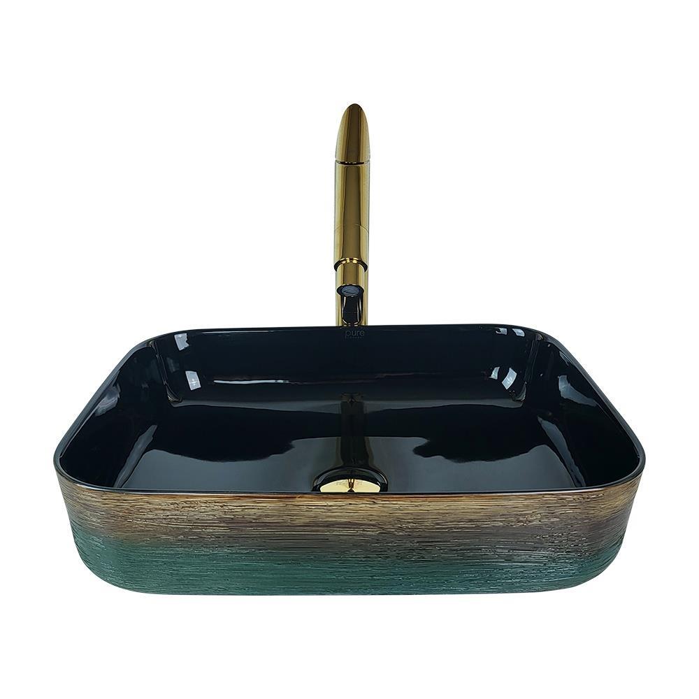 Pure Concept Amazonite 50 cm Dekoratif Tezgah Üstü Çanak Lavabo