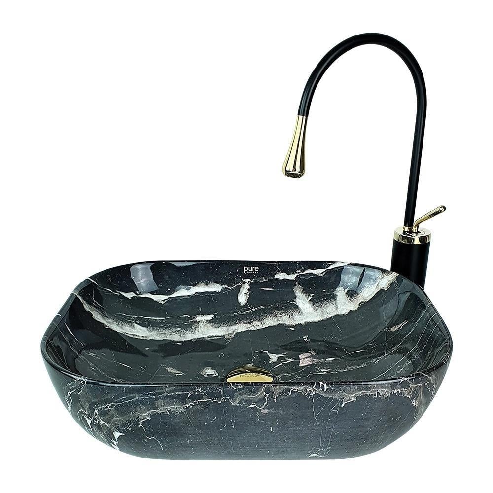 Pure Concept Deep Black Çanak Lavabo Outlet