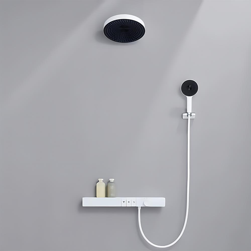 Pure Concept Delta Beyaz Ankastre Duş Seti