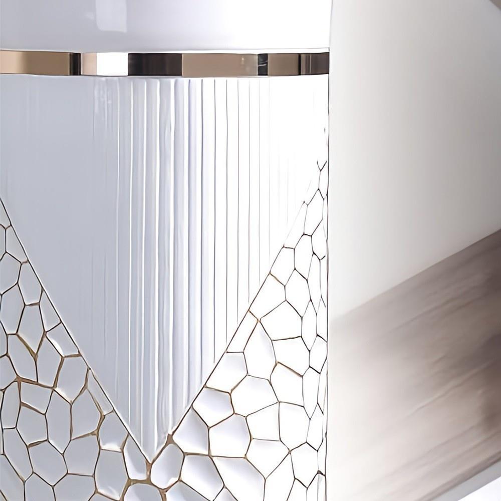 Pure Concept Elysia Beyaz Altın Monoblok Lavabo