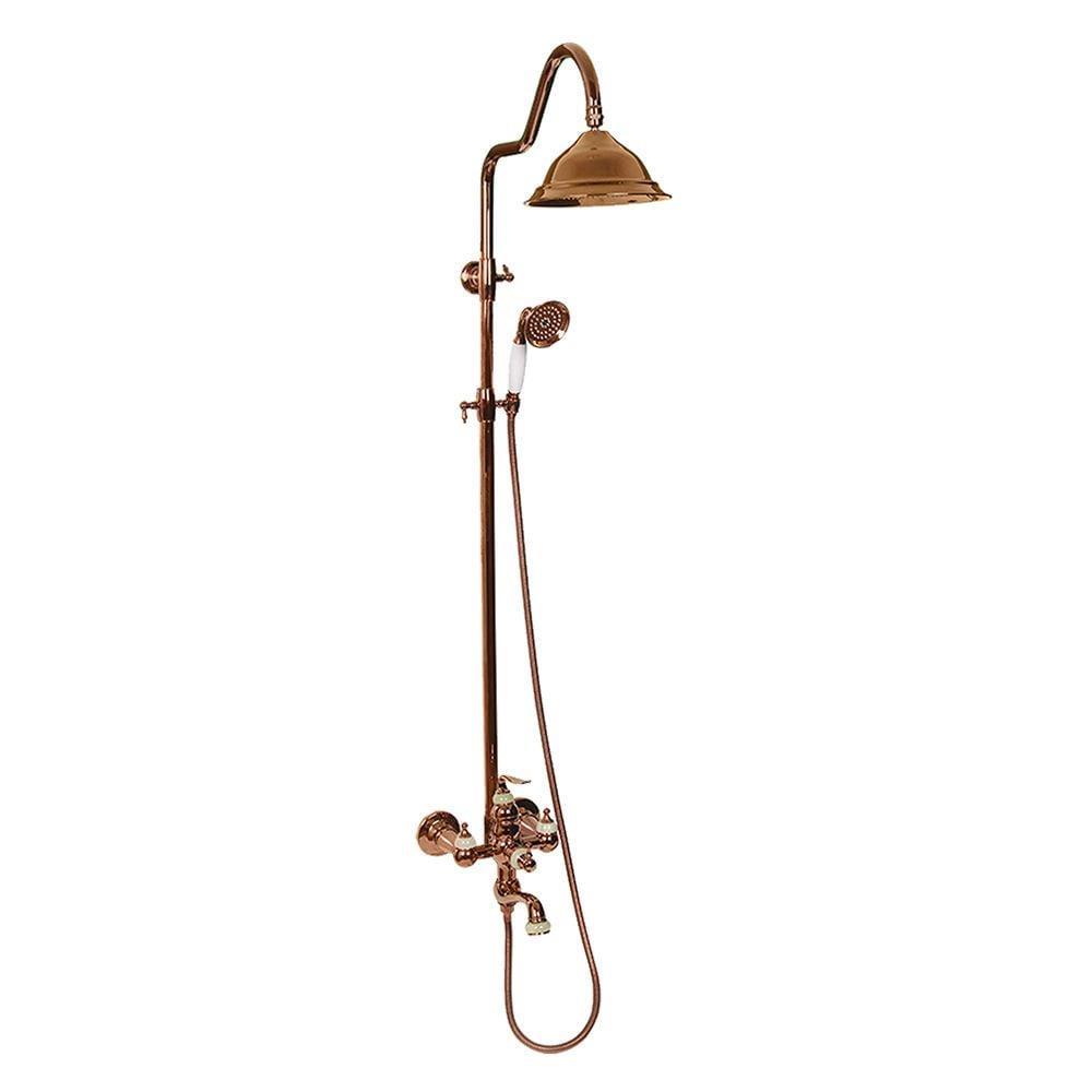 Pure Concept Flamingo Rose Gold Bataryalı Tepe Duş Seti
