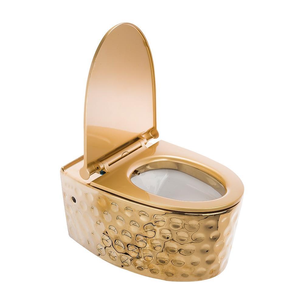 Pure Concept Kapitone Altın Asma Klozet (Outlet)