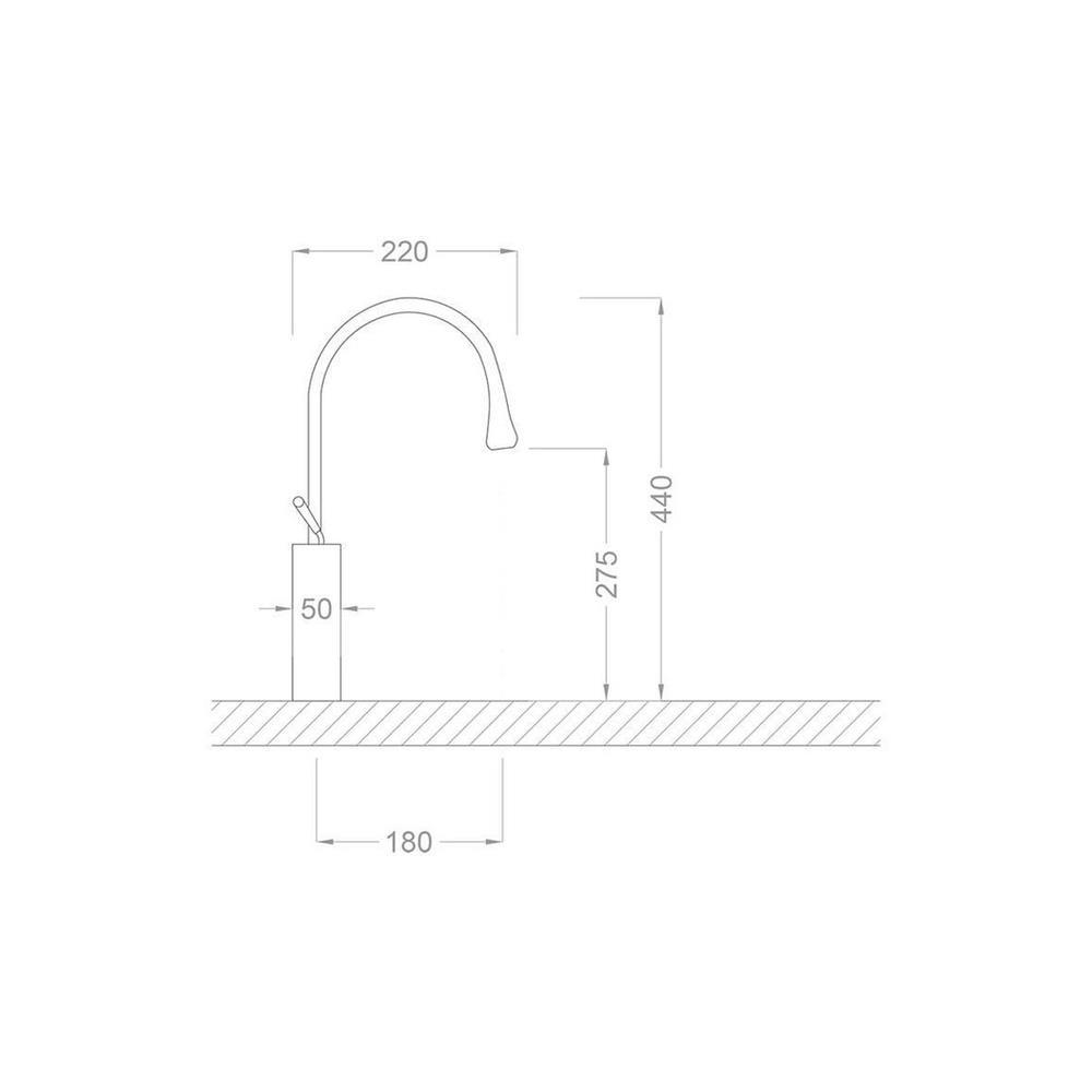 Pure Concept Minimal Altın Çanak Lavabo Bataryası