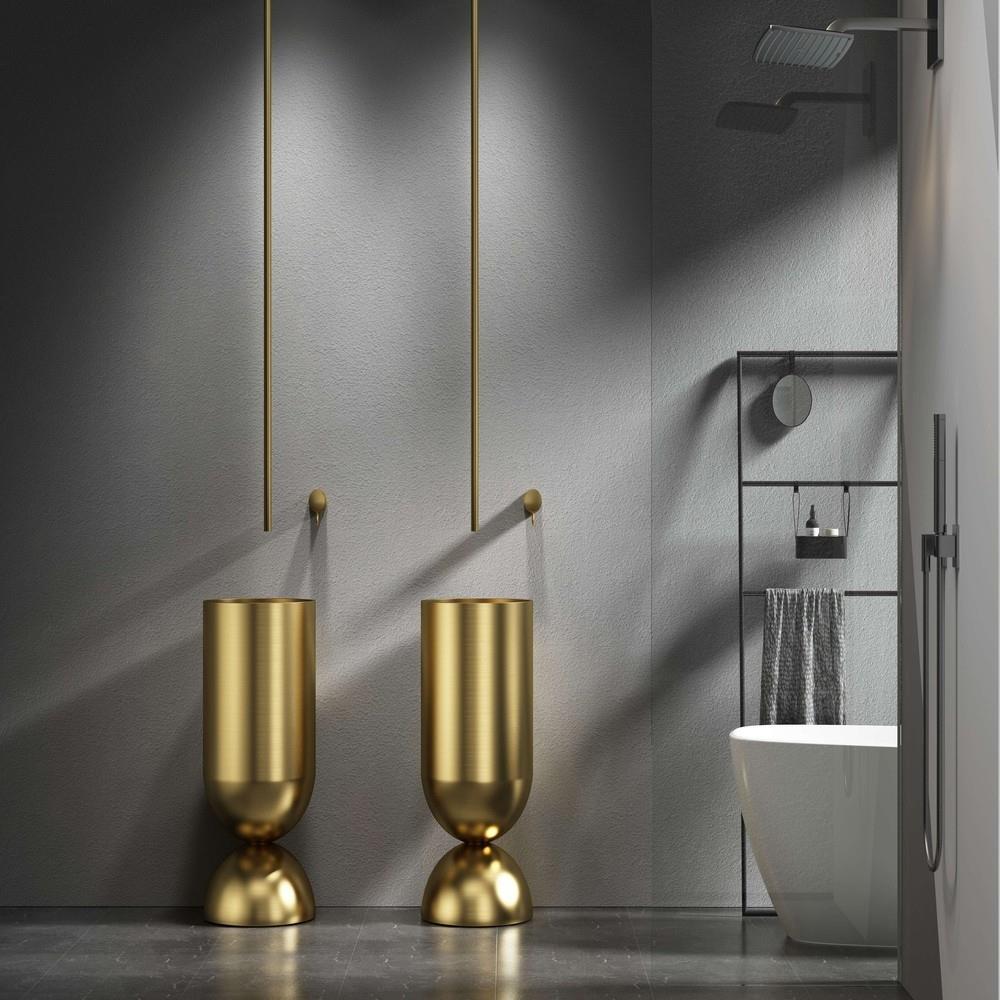 Pure Concept Petite Altın Paslanmaz Monoblok Lavabo