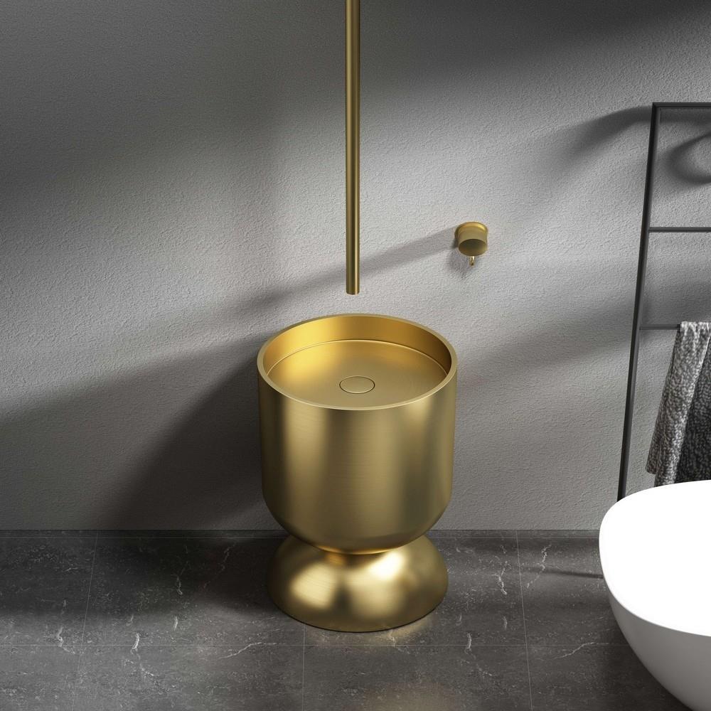 Pure Concept Petite Altın Paslanmaz Monoblok Lavabo