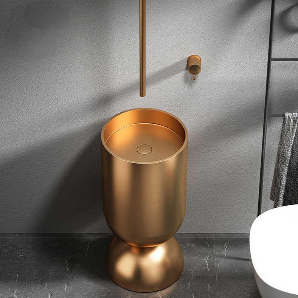 Pure Concept Petite Rose Gold Paslanmaz Monoblok Lavabo