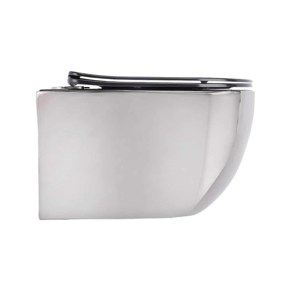Pure ConceptPure Concept Platin Ayna Siyah Kanalsız Asma Klozet (Outlet)