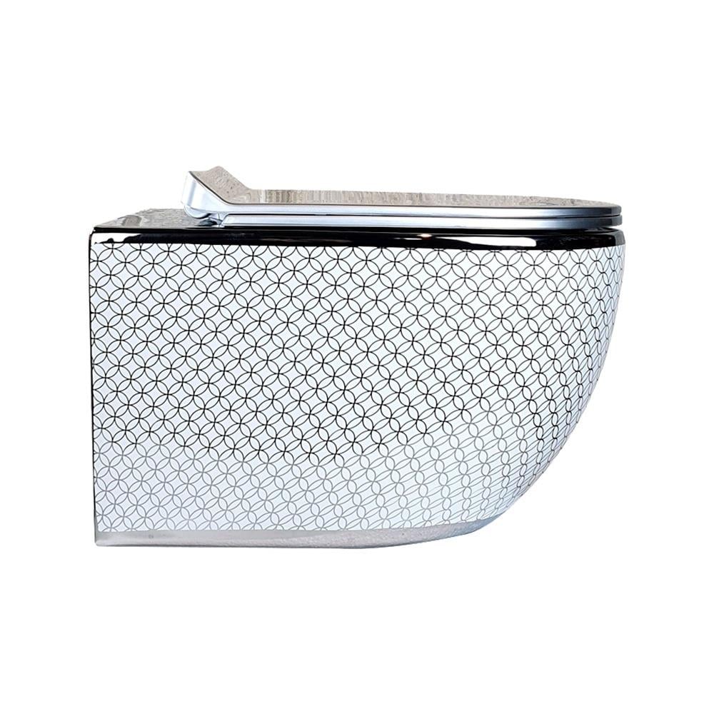 Pure ConceptPure Concept Platin Geometrik Kanalsız Asma Klozet OUTLET