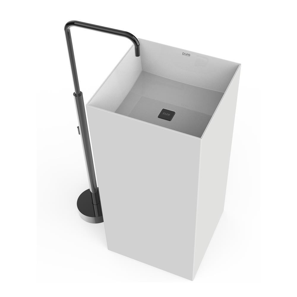 Pure Concept Quadra Beyaz Monoblok Lavabo