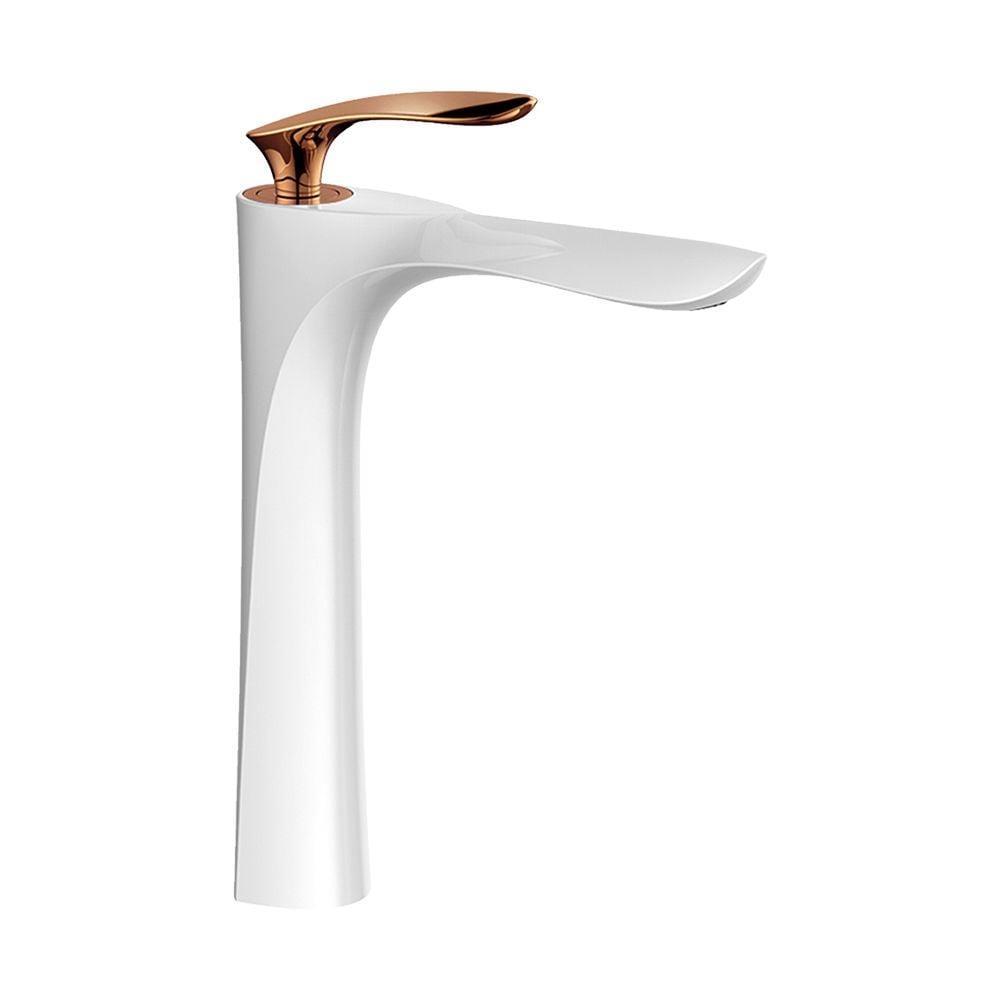 Pure ConceptPure Concept Royal Beyaz Rose Gold Çanak Lavabo Bataryası
