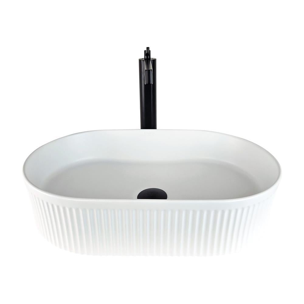 Pure ConceptPure Concept Stripo Tezgah Üstü Çanak Lavabo Mat Beyaz
