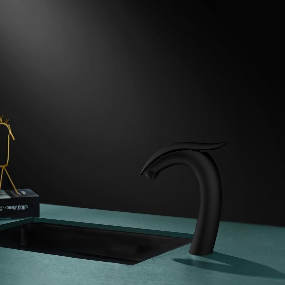 Pure Concept Swan Mat Siyah Lavabo Bataryası