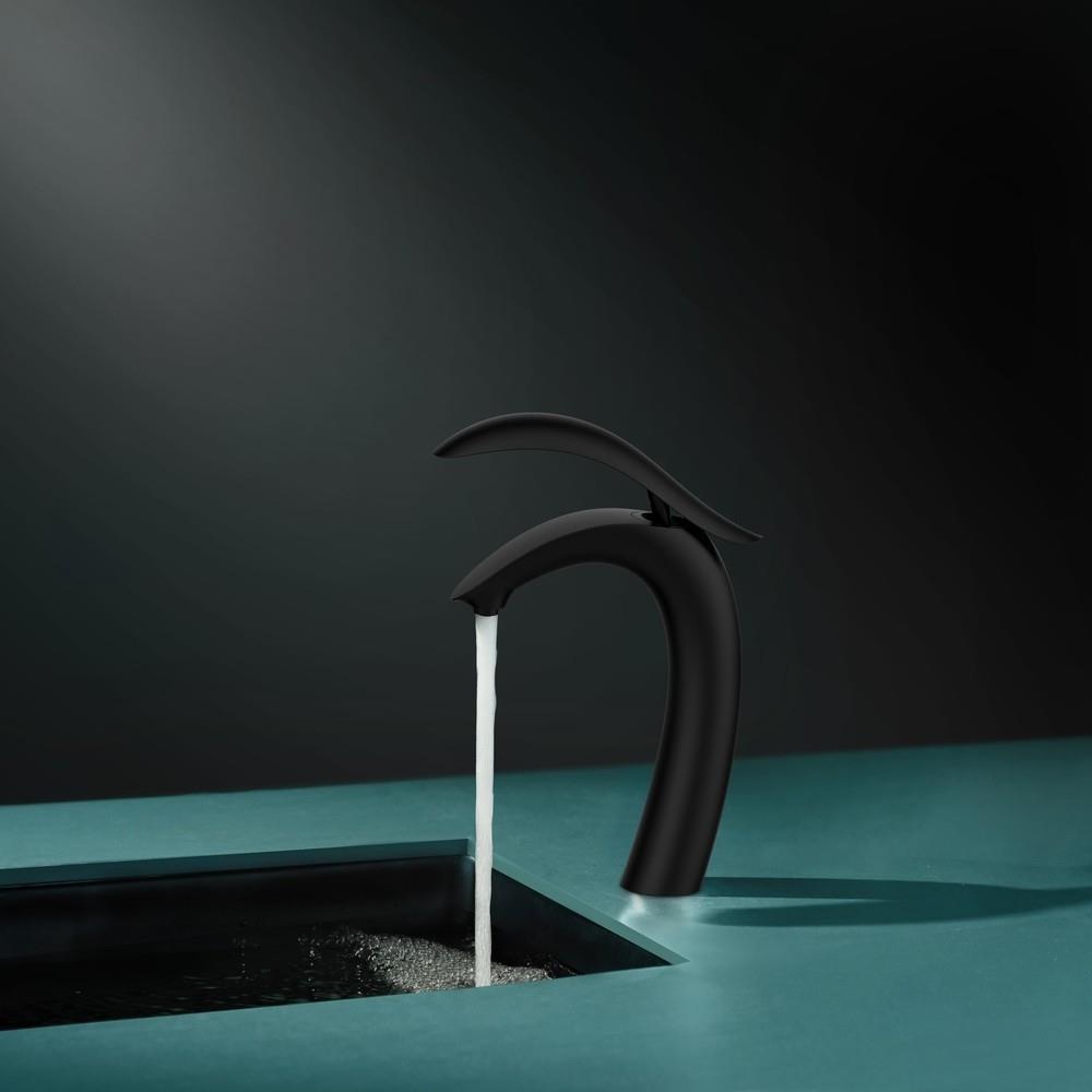 Pure Concept Swan Mat Siyah Lavabo Bataryası