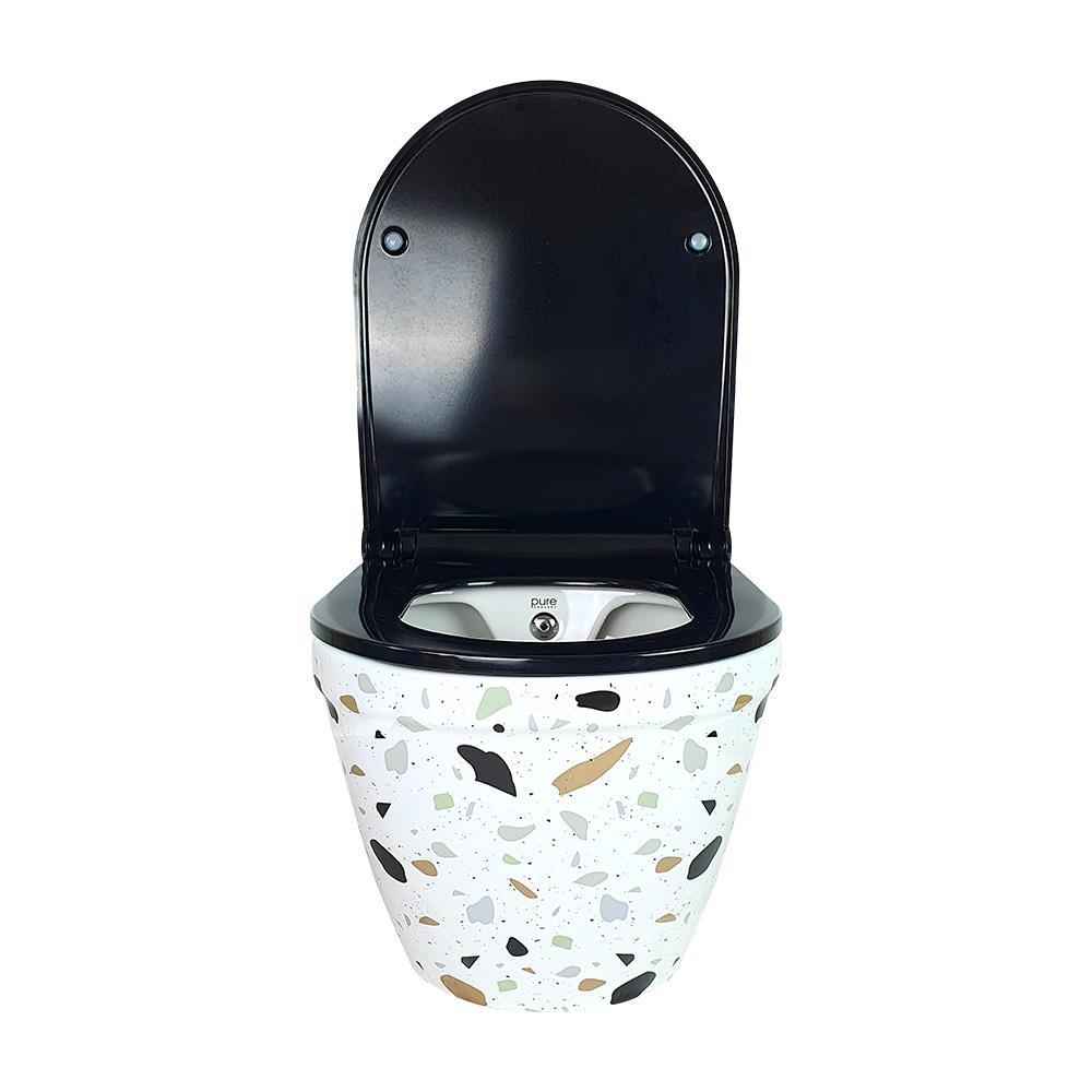 Pure Concept Terrazzo Kanalsız Asma Klozet OUTLET