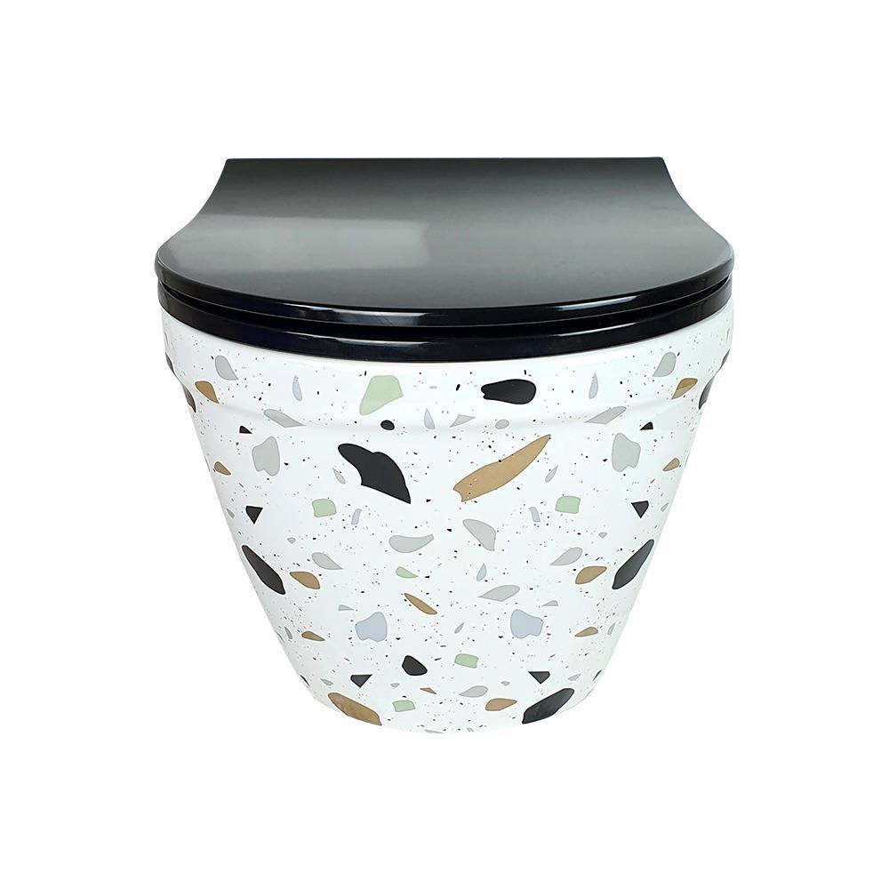 Pure Concept Terrazzo Kanalsız Asma Klozet OUTLET